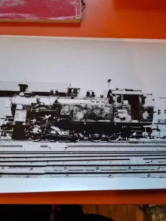 Fotografie Locomotiva DB 97504 cu cremoliera , Horb 1971 - 
