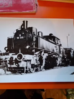 Fotografie Locomotiva DR 98001 Radebeul-ost 1971 - 