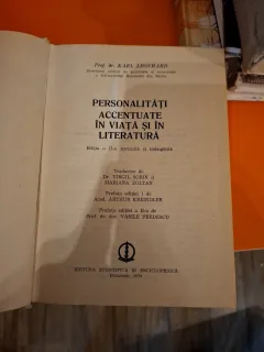 Personalități accentuate în viață și în literatură - Prof. dr. Karl Leonhard