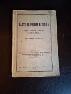 Carte de religie catolică - Preot Edmond Barciovschi