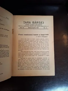 Revista Tara Bârsei An III si IV 1931-32 (5 numere) - Auriel A. Mureșianu