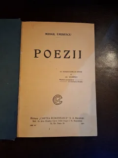 Poezii (cu introducere si notite de Gh.Adamescu) - Mihail Eminescu