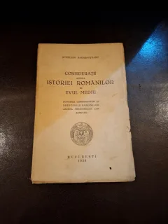 Considerații asupra istoriei românilor în Evul Mediu - Aurelian Sacerdoteanu