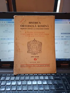 Biserica Ortodoxă Română - Anul LXXIII nr.6 Iunier 1955