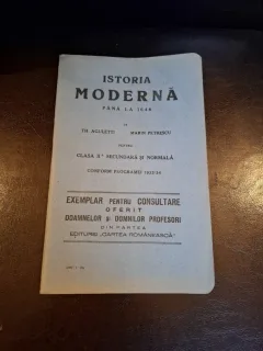 Istoria Modernă pânã la 1648 - Th. Aguiletti, Marin Petrescu