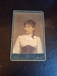 Fotografie Cabinet Portret Tanara , Galati - E.Carrez
