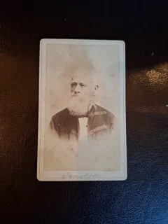 Fotografie tip CDV  - Portret Franciszek Smolka