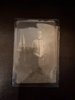 Fotografie tip Carte postala , Borcan 14/08/1913 - Maior Falcoianu