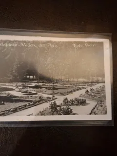 Carte postala Slanic-Moldova vedere din Parc - Foto Weiss (circulata)