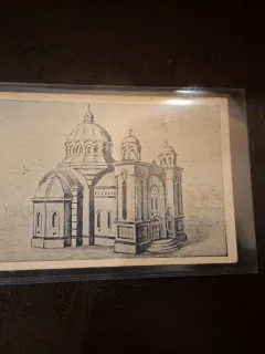Carte postala , Proiectul bisericii noul Dej - (necirculata)