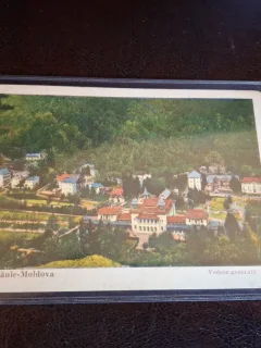 Carte postala Baile Slanic-Moldova , vedere generala , anul 1933 - (necirculata)