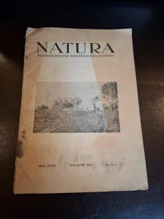 Revista Natura - Nr.5-6 Mai-Iunie 1945 Anul XXXIV
