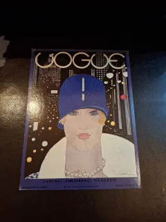Vogue Magazine Cover March 1927  - Litho Art Print Somerset Press Georges Lapape