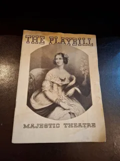 Majestic Theatre Playbill , Porgy and Bess , Todd Duncan - 15 Februarie 1942