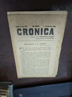 Cronica nr.52/1916 - I. N. Theodorescu-Arghezi