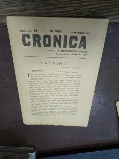 Cronica nr.42/1915 - I.N. Theodorescu - Arghezi