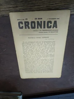 Cronica nr.43/1915 - director Tudor Arghezi
