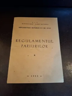 Regulamentul Pariurilor - R.P.R. Ministerul Agriculturii