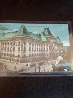 Carte postala , vedere Bucuresti , perioada interbelica , Kaiserliche Kommandantur - (Circulata)