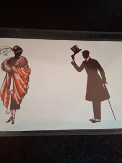 Carte postala ilustrata , eleganta salutului - (necirculata)
