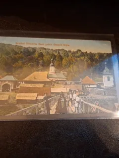 Carte postala Schitul Sihastria Secu privit dinspre Sihia - (circulata)