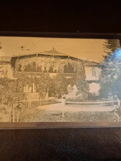 Carte postala , Baile Buzias hotelul parc si bazar - Circulata