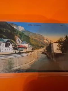 Carte postala Baile Herculane , 1928 - Circulata