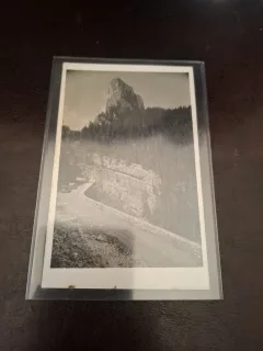 Carte postala alb negru , Cheile Bicazului - Necirculata