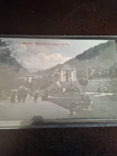 Carte postala Slănic Moldova, Vedere din Parc - Necirculata