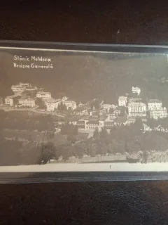 Carte postala ,  Slănic Moldova vedere generala - Necirculata