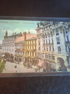 Carte postala ilustrata , Bucuresti , Calea Victoriei - Necirculata