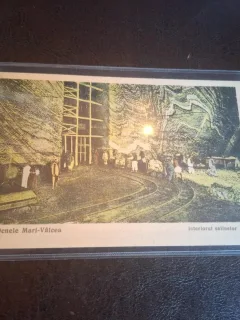 Carte postala ilustrata ,  Ocenele Mari-Vâlcea , interiorul salinelor - circulata