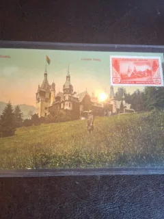 Carte postala ilustrata , Sinaia , Castelul Peles  - Necirculata