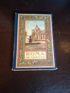 Roma 32 vedute - album tip armonica , format mic