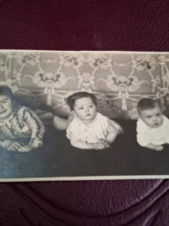 Fotografie tip carte postala , Grup de copii - 1931