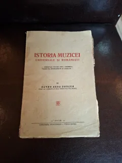 Istoria muzicei universale și românești - Octav Zenovie Vancea