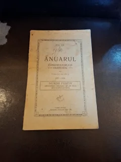 Anuarul Conservatorului Orășenesc din Târgu-Mureș - 1927-1928