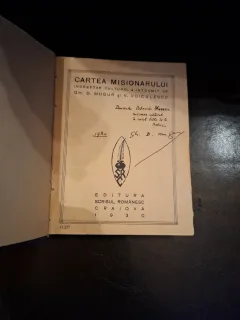 Cartea Misionarului - Gh. D. Mugur și V. Voiculescu (cu dedicatie)