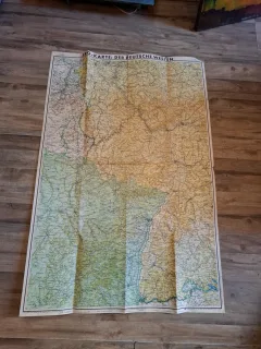 Harta de vest a Germaniei (Karte der Deutsche westen) - 1:500.000