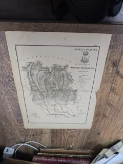 Harta Județului Prahova 1894 - Nicolae Mihăilescu