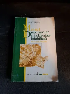 Manual de drept funciar și publicitate imobiliară - Radu I. Motica, Anton Trailescu