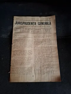 Revista Jurisprudența Generală, Anul II Nr.21 1924 - Vintila Dongoroz si note de D.Alexandresco