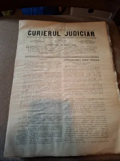 Revista Curierul Judiciar, Anul XLVI Nr.16 1937 - I.Gr.Periteanu, Alexandru Velescu