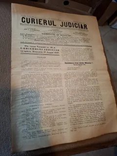 Revista Curierul Judiciar, Anul XLVI Nr.25 1937 -  I.Gr.Periteanu, Alexandru Velescu