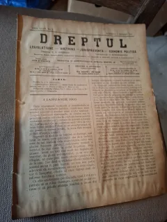 DREPTUL , REVISTA DE LEGISLATIUNE , DOCTRINA , JURISPRUDENTA , ECONOMIE POLITICA (ANUL XXXIV NR. 1905)- C. G. Dissescu, V.Athanasovici , Paul Negulescu , Al.Cerban, George G.Danielopolu