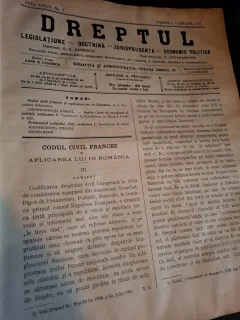 Dreptul, Revista de legislatiune, doctrina, jurisprudenta, economie politica, Anul XXXIV Nr.3 1905 - C.G.Dissescu, V.Athanasovici, Paul Negulescu, Al.Cerban, George G.Danielopolu