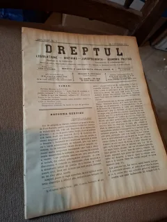 Dreptul, Revista de legislatiune, doctrina, jurisprudenta, economie politica, Anul XXXIV Nr.54 1905 - C.G.Dissescu, V.Athanasovici, Paul Negulescu, Al.Cerban, George G.Danielopolu