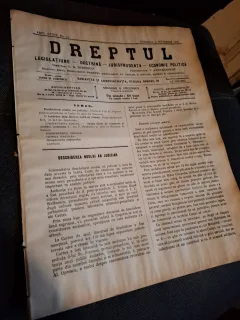 Dreptul, Revista de legislatiune, doctrina, jurisprudenta, economie politica, Anul XXXIV Nr.53 - C.G.Dissescu, V.Athanasovici, Paul Negulescu, Al.Cerban, George G.Danielopolu
