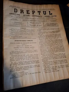 Dreptul, Revista de legislatiune, doctrina, jurisprudenta, economie politica, Anul XXXIV Nr.65 - C.G.Dissescu, V.Athanasovici, Paul Negulescu, Al.Cerban, George G.Danielopolu