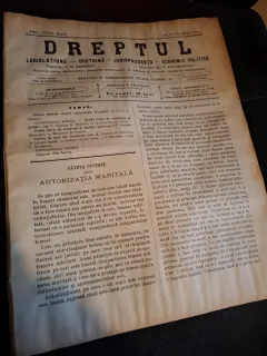 Dreptul, Revista de legislatiune, doctrina, jurisprudenta, economie politica, Anul XXXIV Nr.66 - C.G.Dissescu, V.Athanasovici, Paul Negulescu, Al.Cerban, George G.Danielopolu